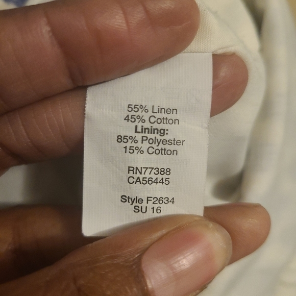 J. Crew Factory | Women's Zig Zag Print Buttoned Pocketed Shorts Romper (Size 4) - Picture 5 of 13